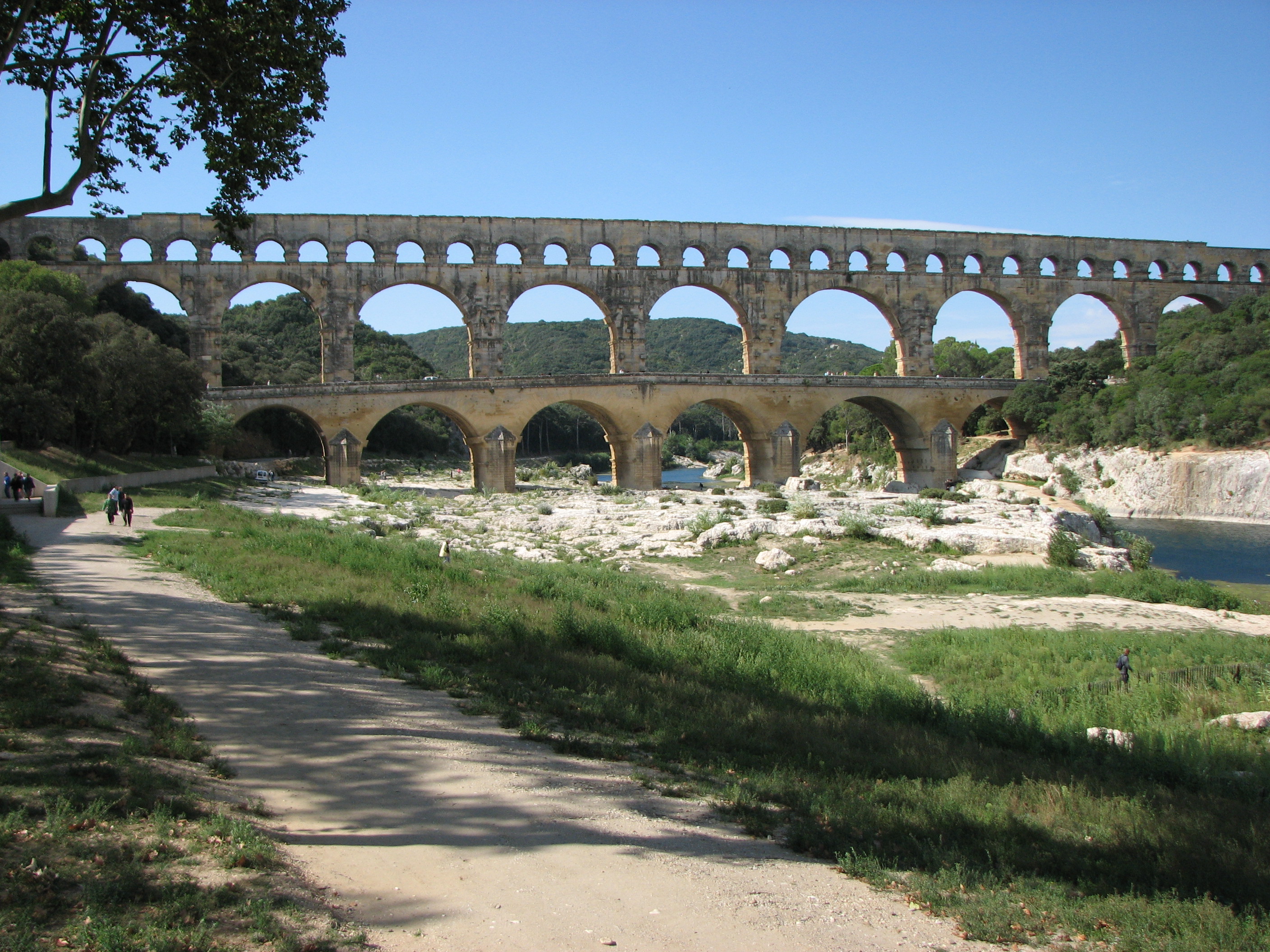 Pont du Gard Roman aqueduct